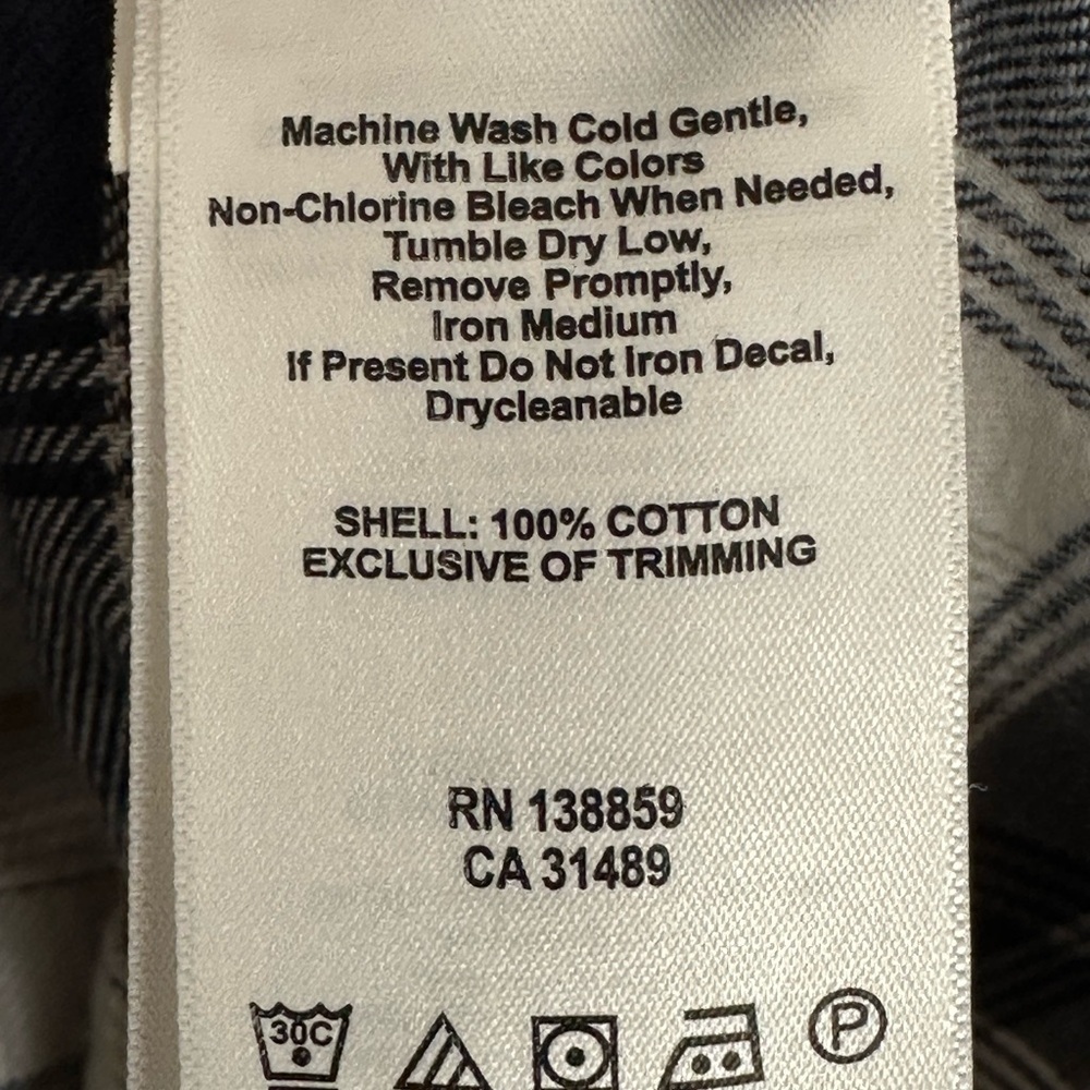 COLUMBIA‎ CAL Bears Collegiate Plaid Flannel Shirt Long Sleeve Cotton Casual XL - Picture 11 of 14